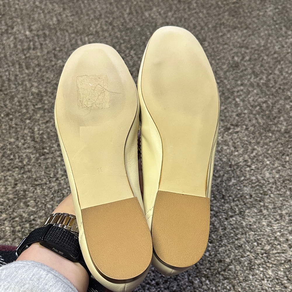 Coach Elegant Cream Loafers - Picture 4 of 5